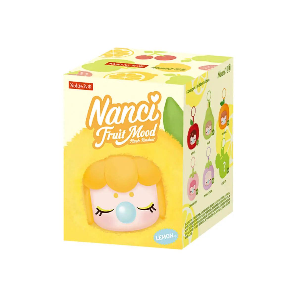 Nanci Fruit Mood Plush Blind Box s kontrolním seznamem znaků