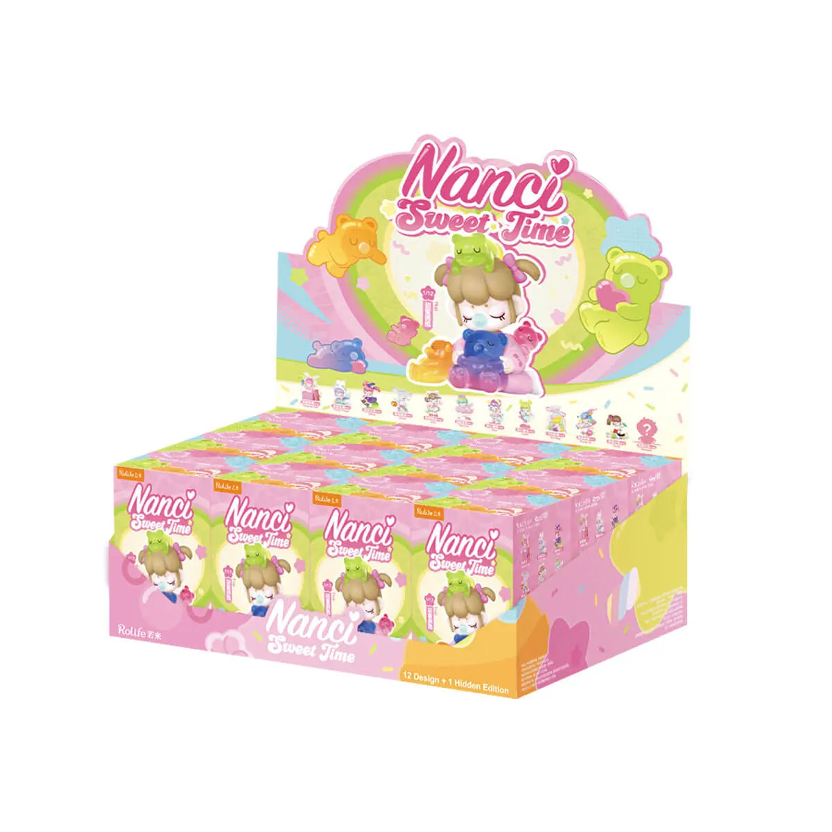 Nanci Sweet Time retail display containing 12 blind boxes