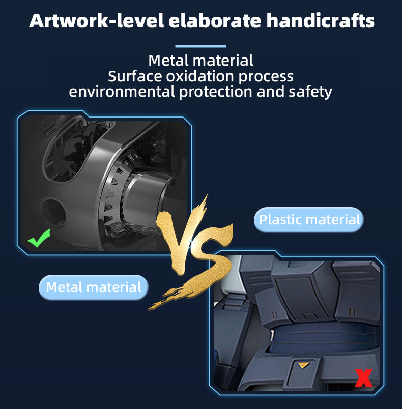 Premium All-Metal Construction