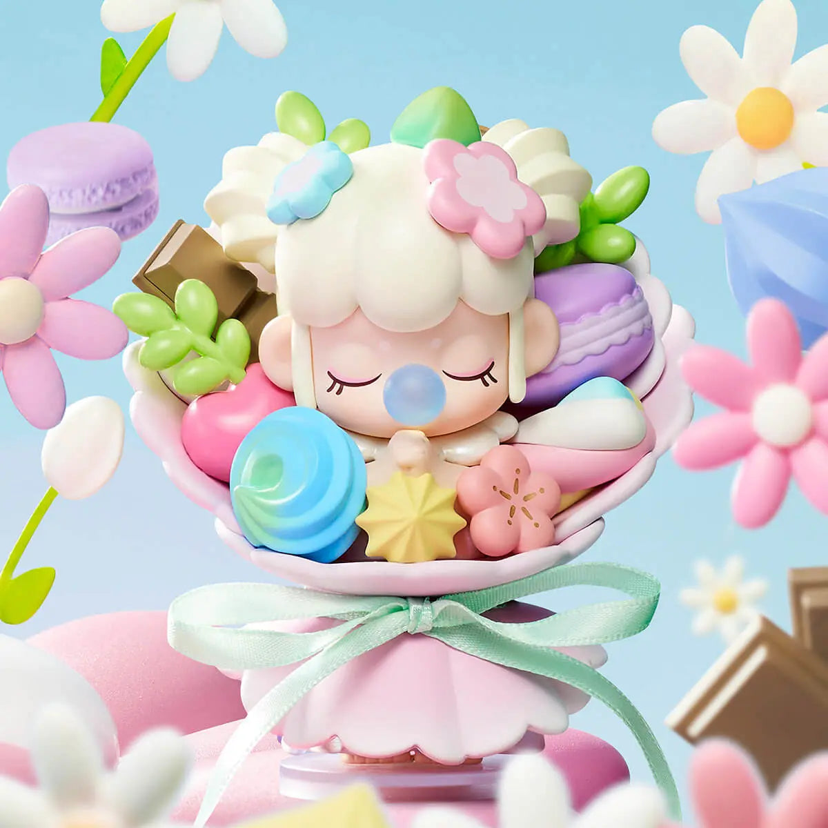 Hidden Bouquet Nanci Sweet Time figure with sweets and ribbon
