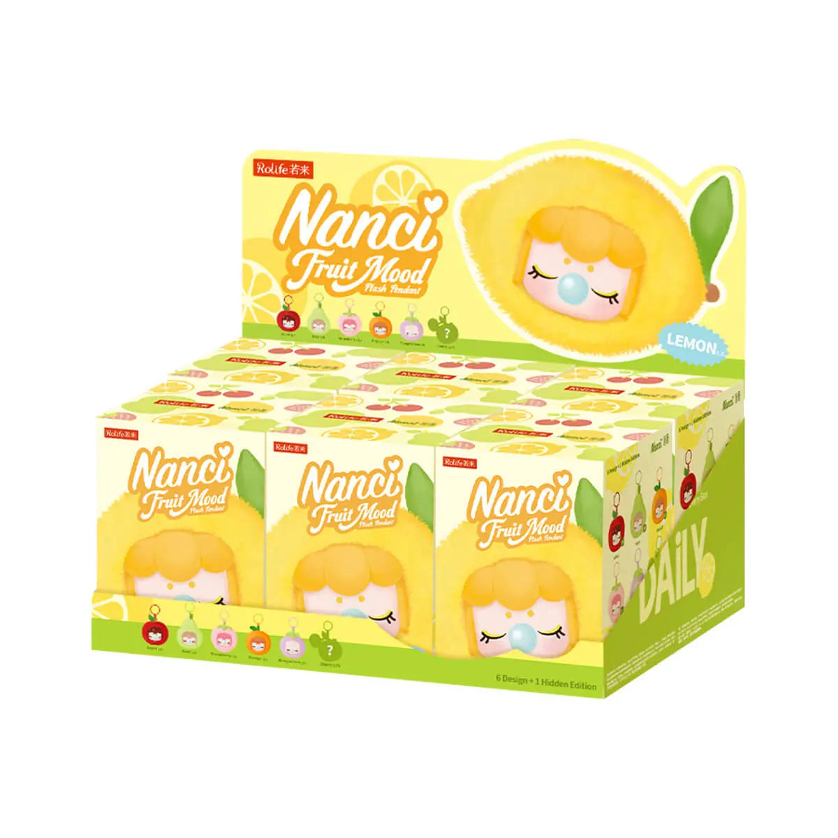 Rolife Nanci Fruit Mood maloobchodní displej obsahující šest krabic