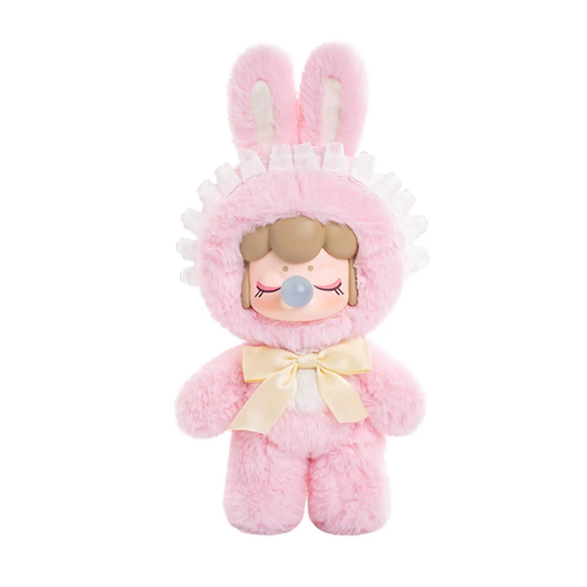Pink Sweetie plush králíček panenka na bílém pozadí