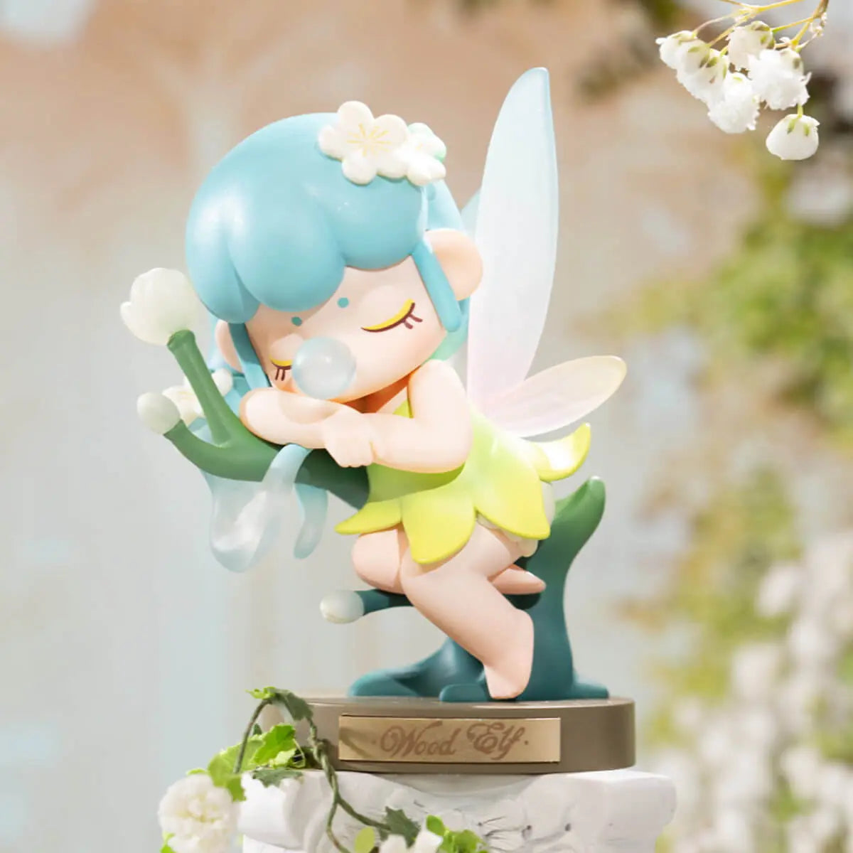 Fairy Specimen Nanci postava na botanickém displeji stojan