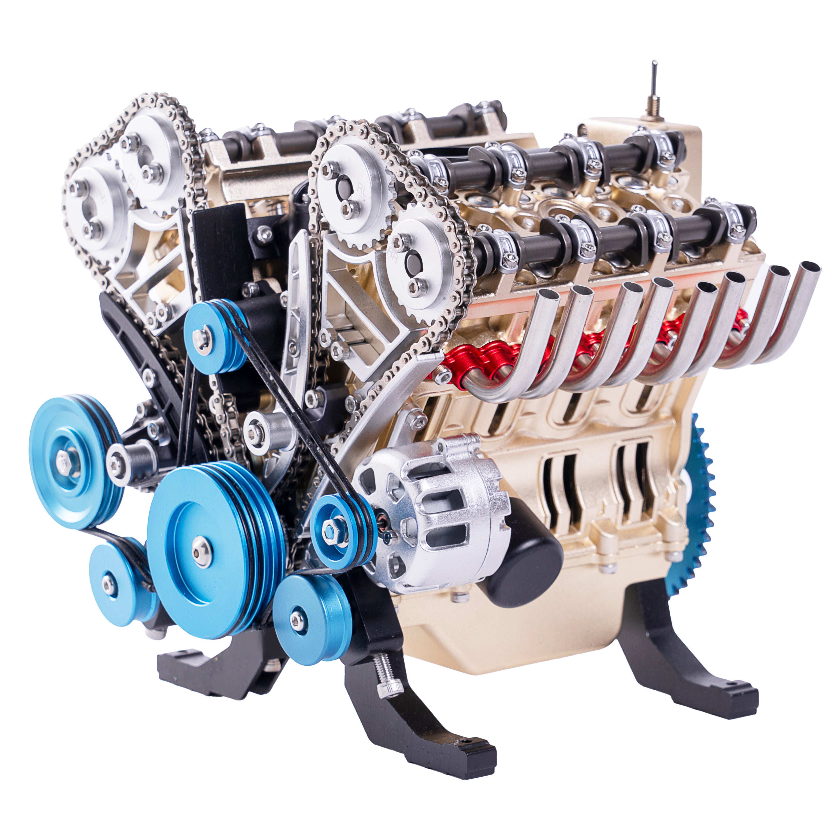V8 Engine Model Kit 500+ Piece Metal STEM Engineering Build