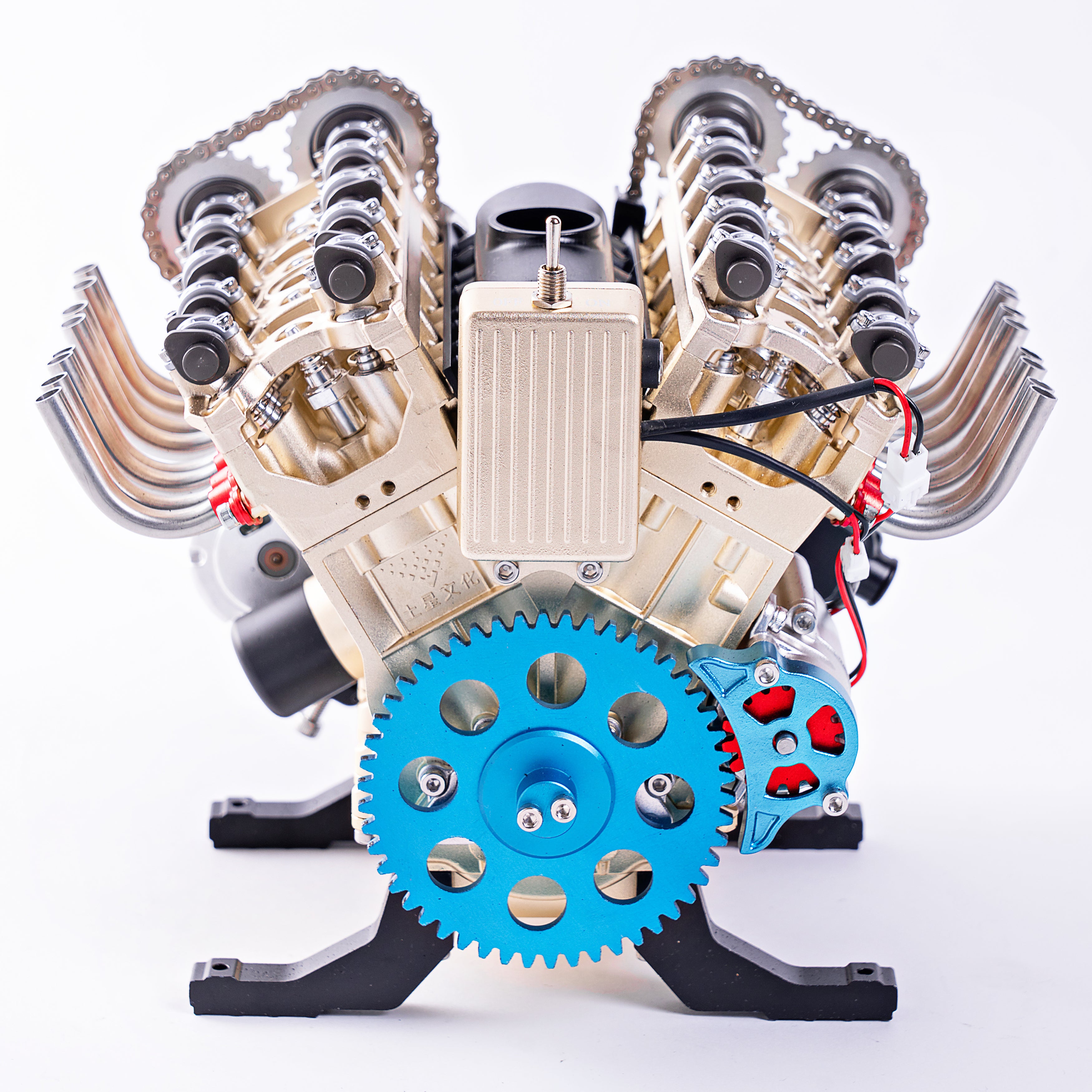 V8 Engine Model Kit 500+ Piece Metal STEM Engineering Build