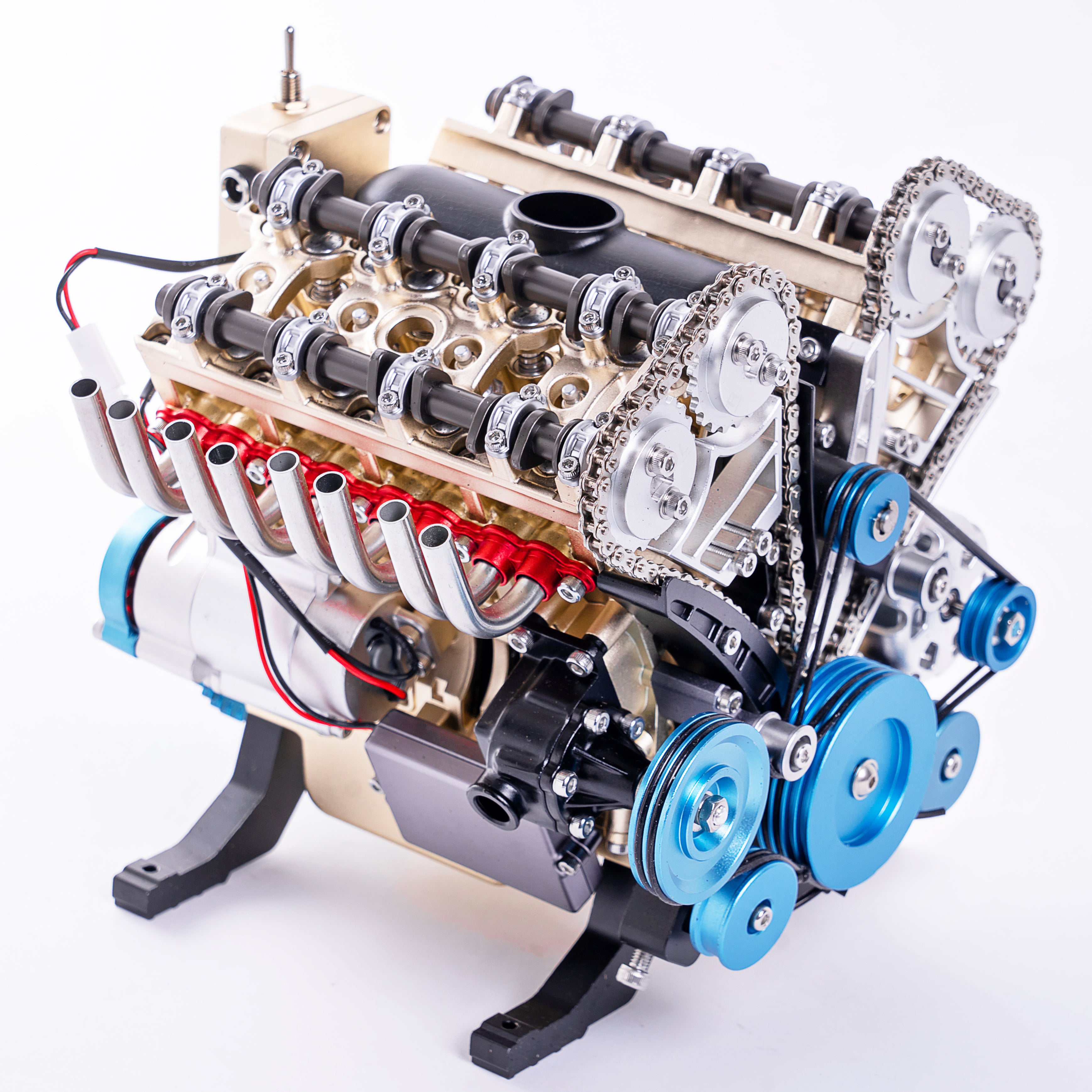 V8 Engine Model Kit 500+ Piece Metal STEM Engineering Build