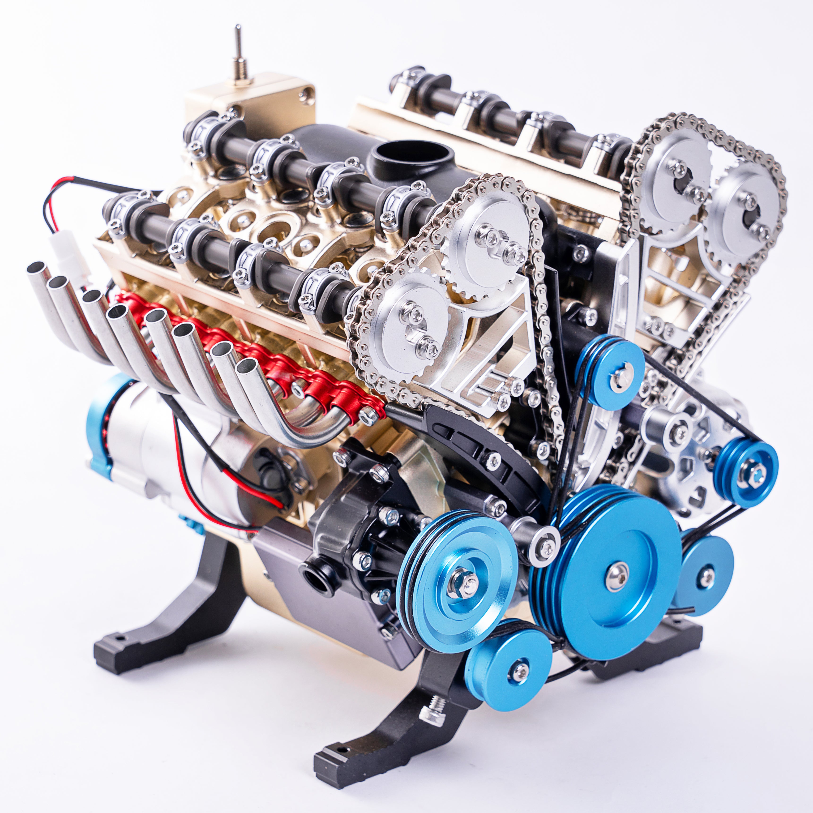 V8 Engine Model Kit 500+ Piece Metal STEM Engineering Build