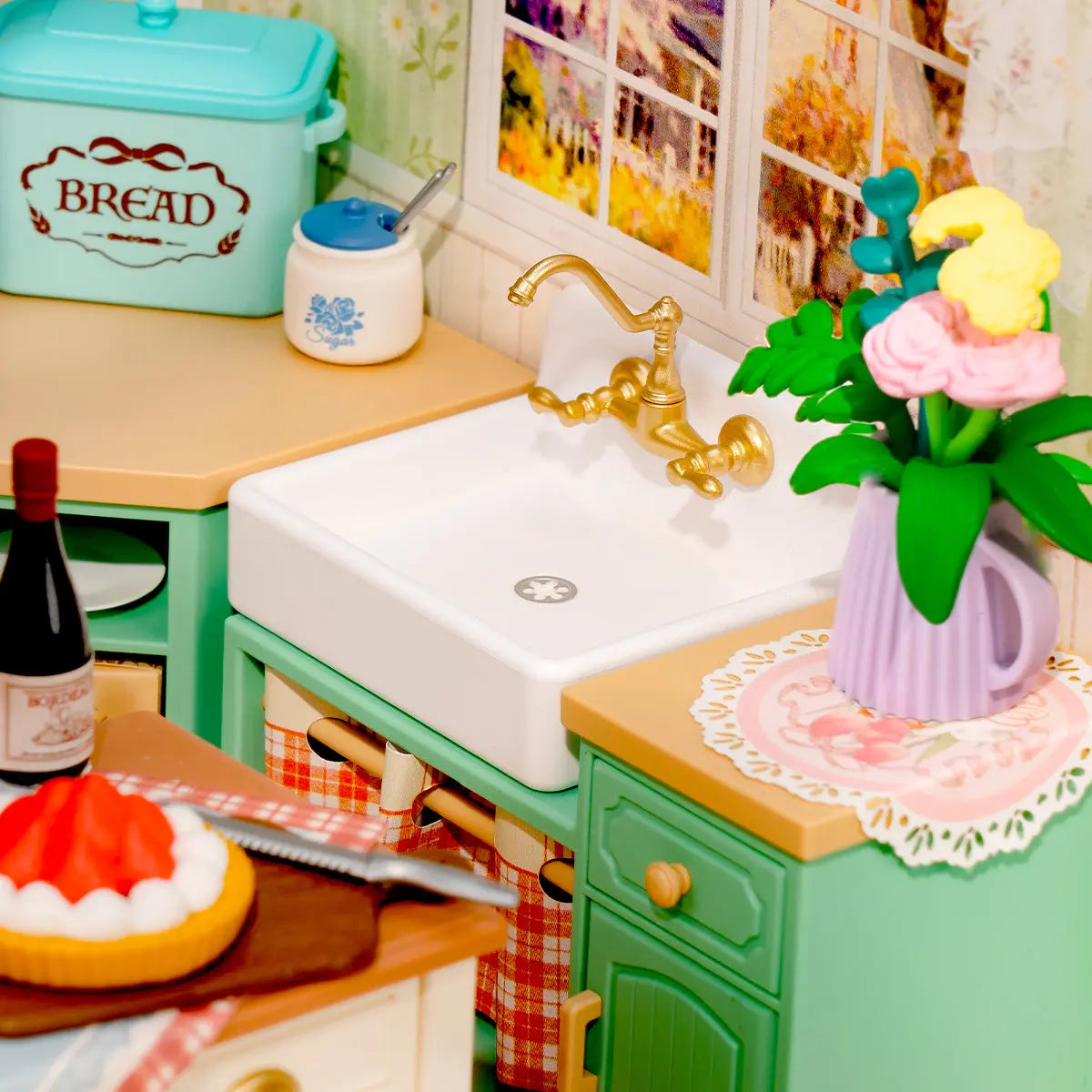 Rolife Farmhouse Kitchen DIY Miniature House - Toys Quiz