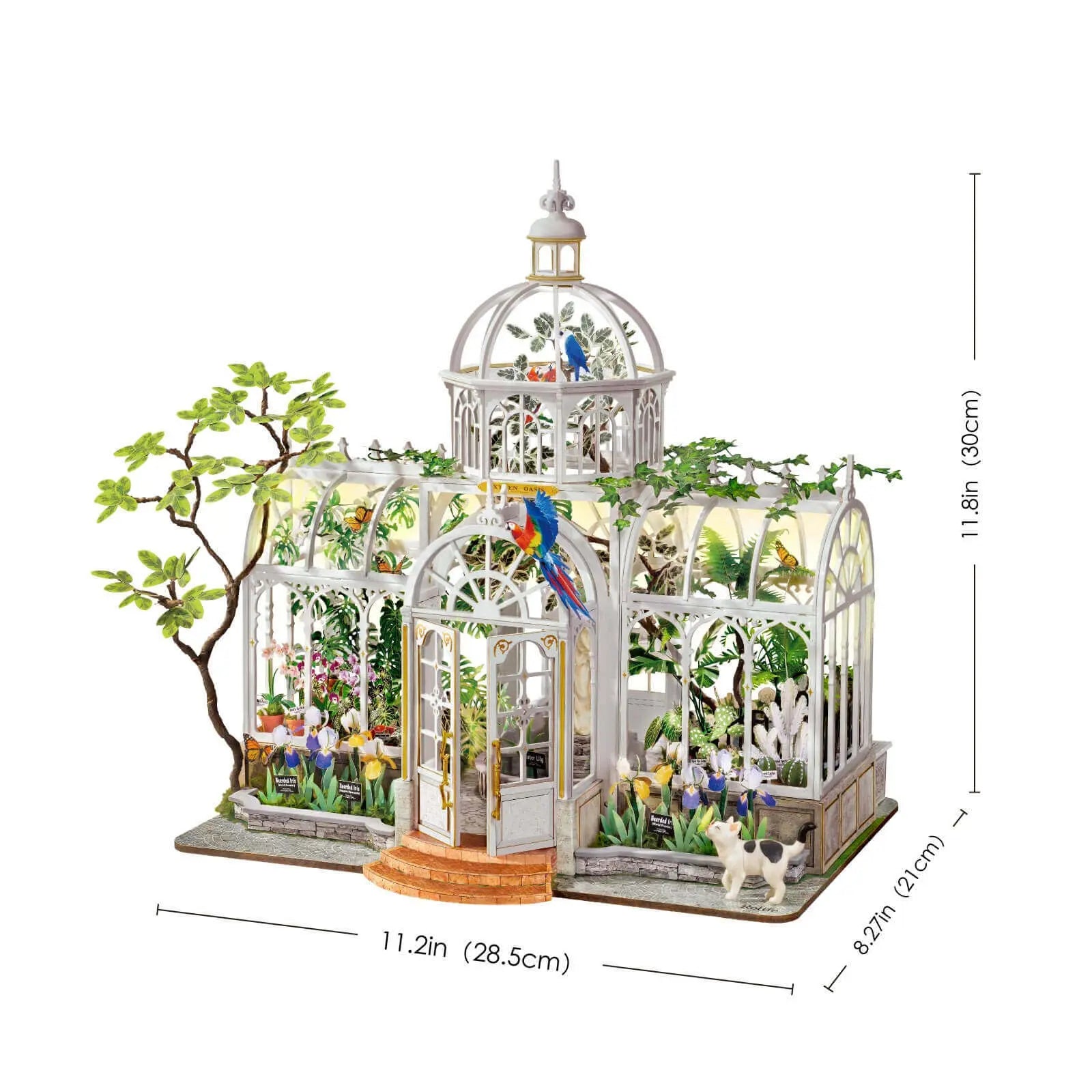 Rolife Oxygen Oasis DH102 dimensions: 28.5 cm wide, 21 cm deep and 30 cm high