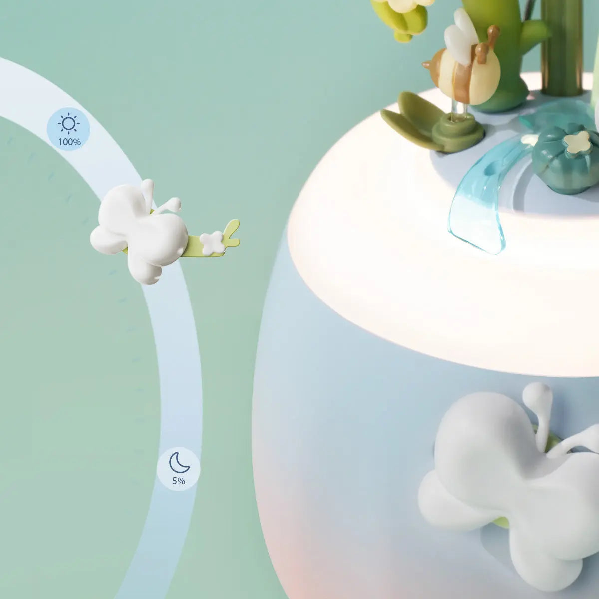 ROKR Starry Camellia Lamp DIY 3D Flower Night Light ROKR