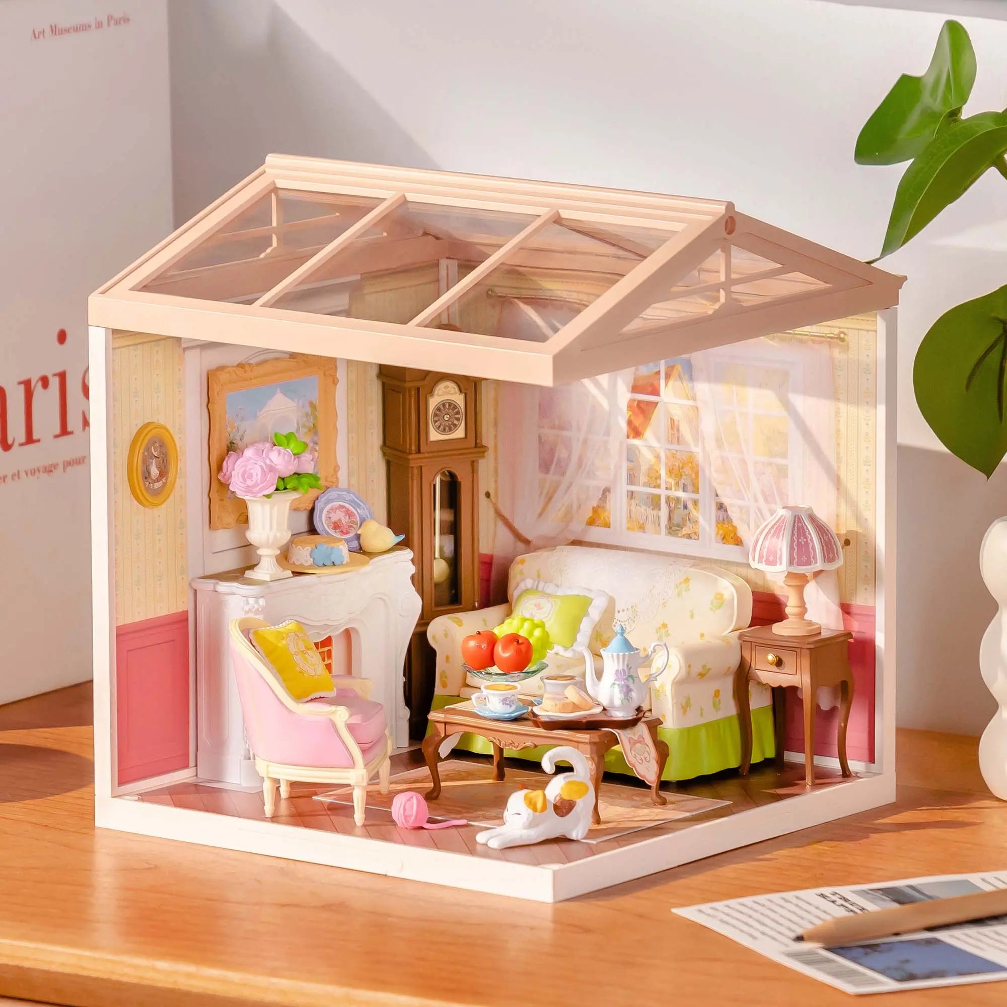 Rolife Holiday Tea Time DIY Miniature House Rolife