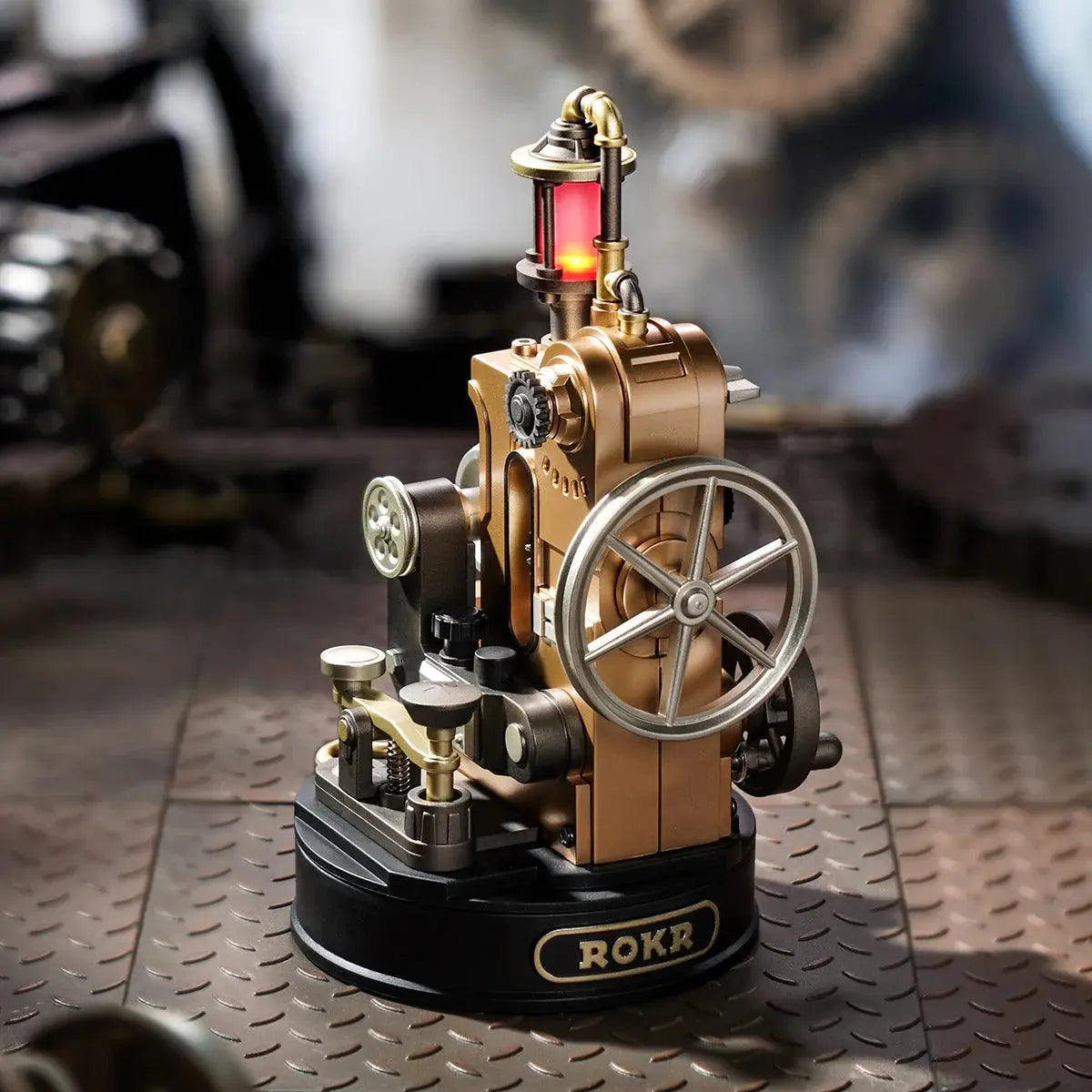 ROKR Morse Telegraph Mechanical 3D Puzzle Toys Quiz