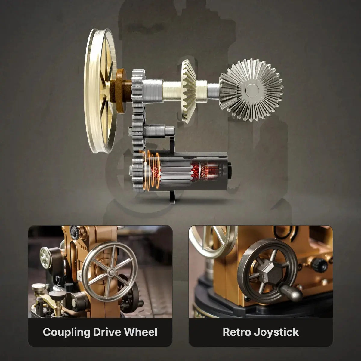 ROKR Morse Telegraph Mechanical 3D Puzzle Toys Quiz