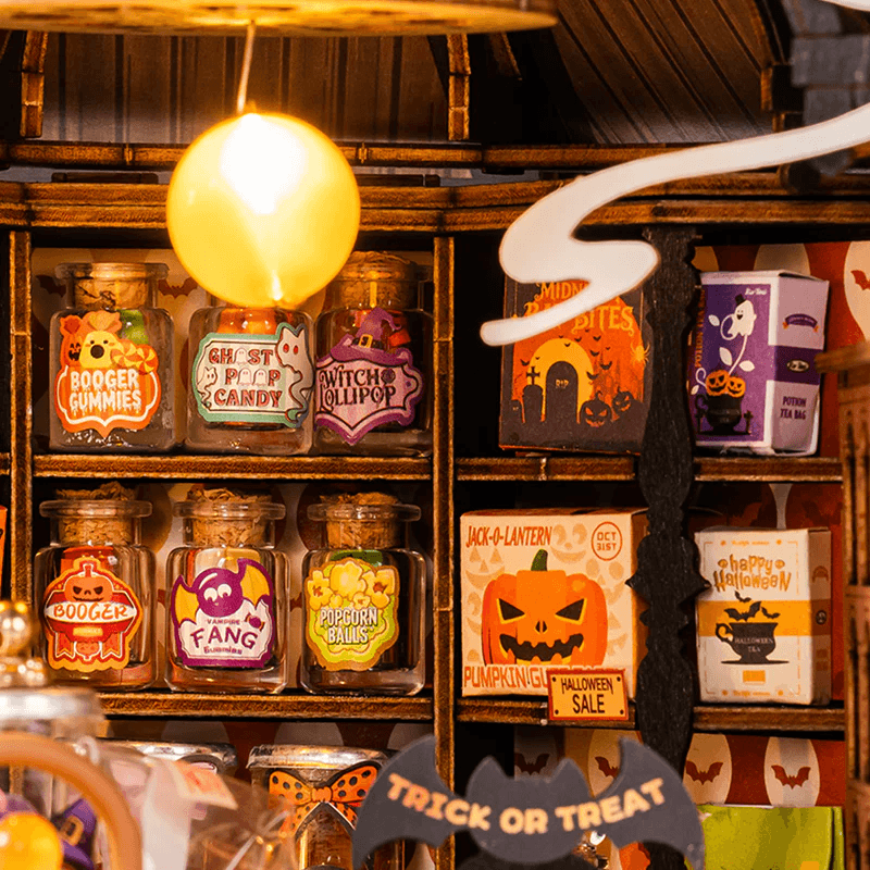 Detailed Candy Shelves