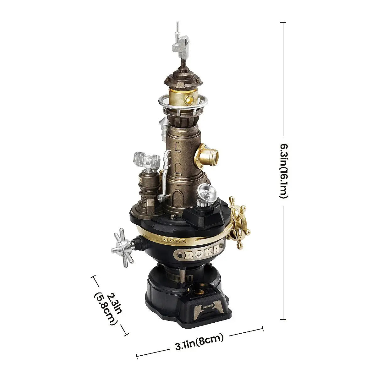 ROKR Navi Lighthouse Mechanical 3D Puzzle Toys Quiz