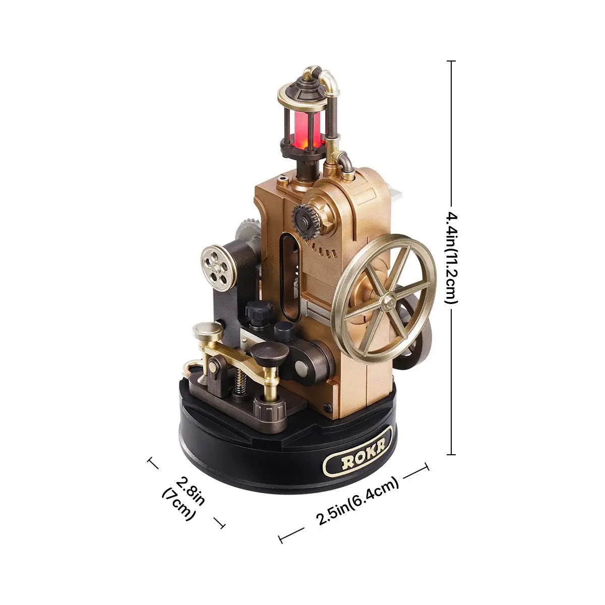 ROKR Morse Telegraph Mechanical 3D Puzzle Toys Quiz