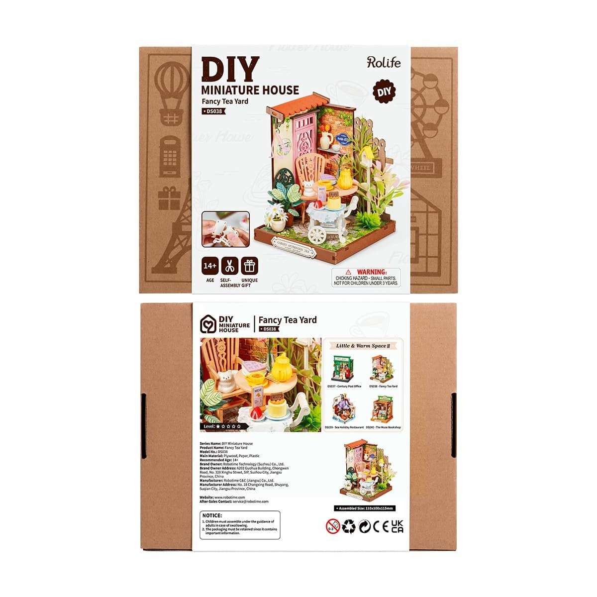 Rolife Fancy Tea Yard DIY Miniature House