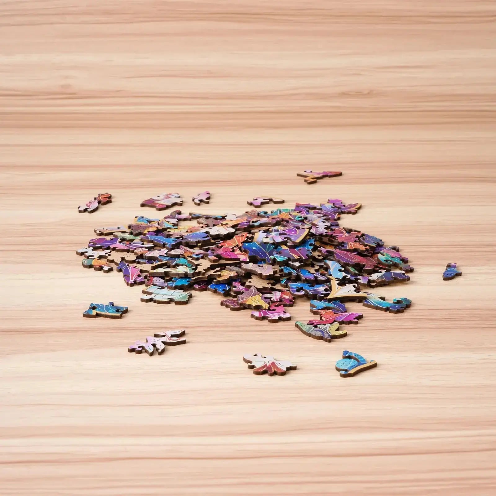 Nepravidelný laser-řezané kusy pro Rowood TA001 dřevěné puzzle