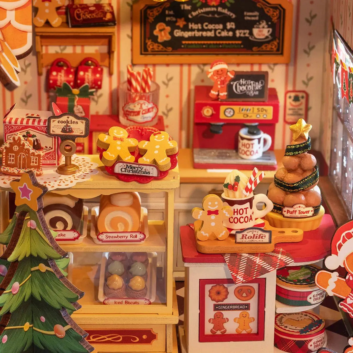Rolife Gingerbread House DIY Miniature House Toys Quiz