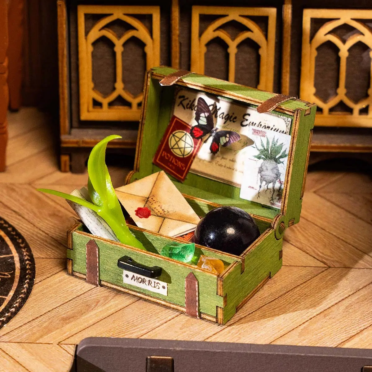 Rolife The Magic Study DIY Miniature House Toys Quiz
