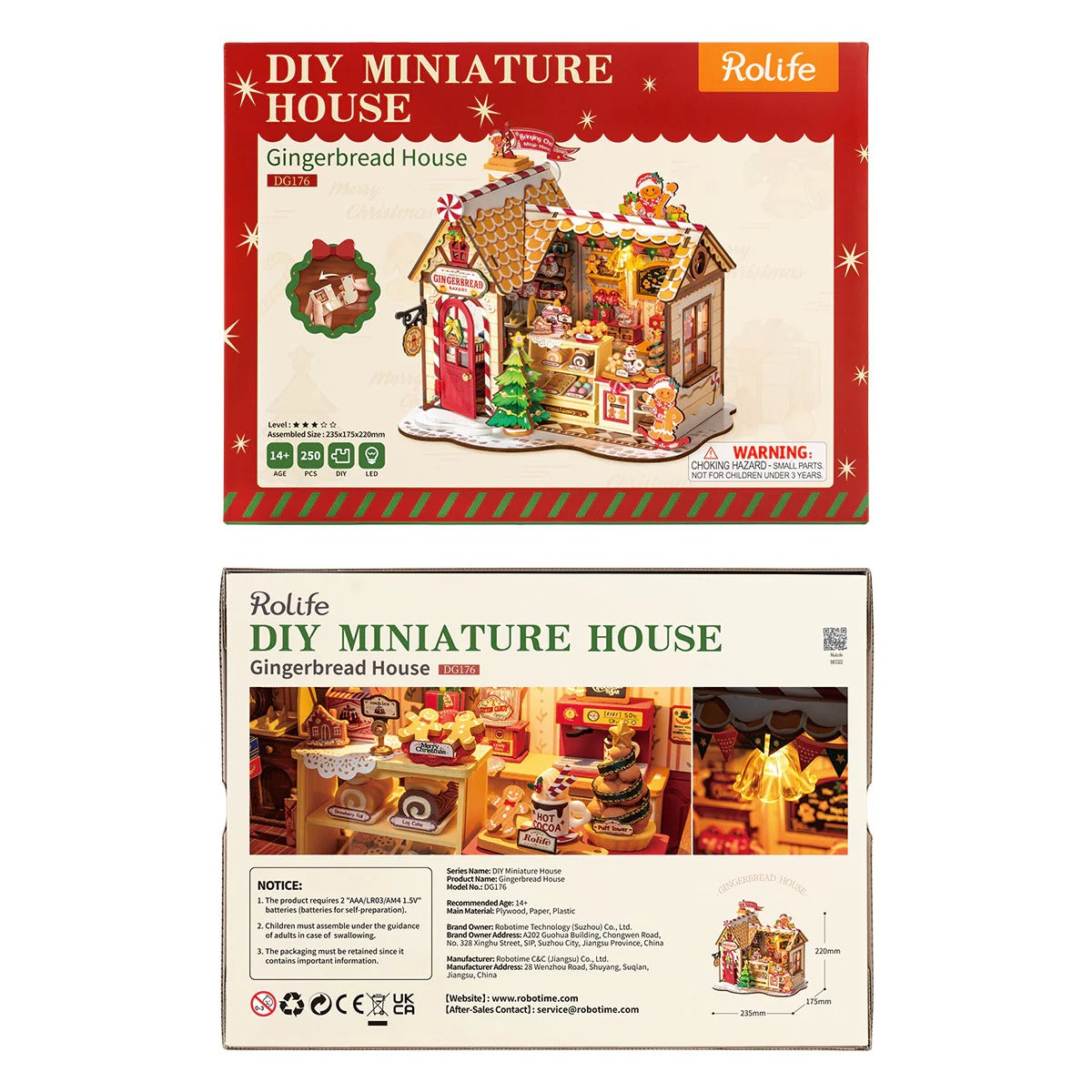 Rolife Gingerbread House DIY Miniature House