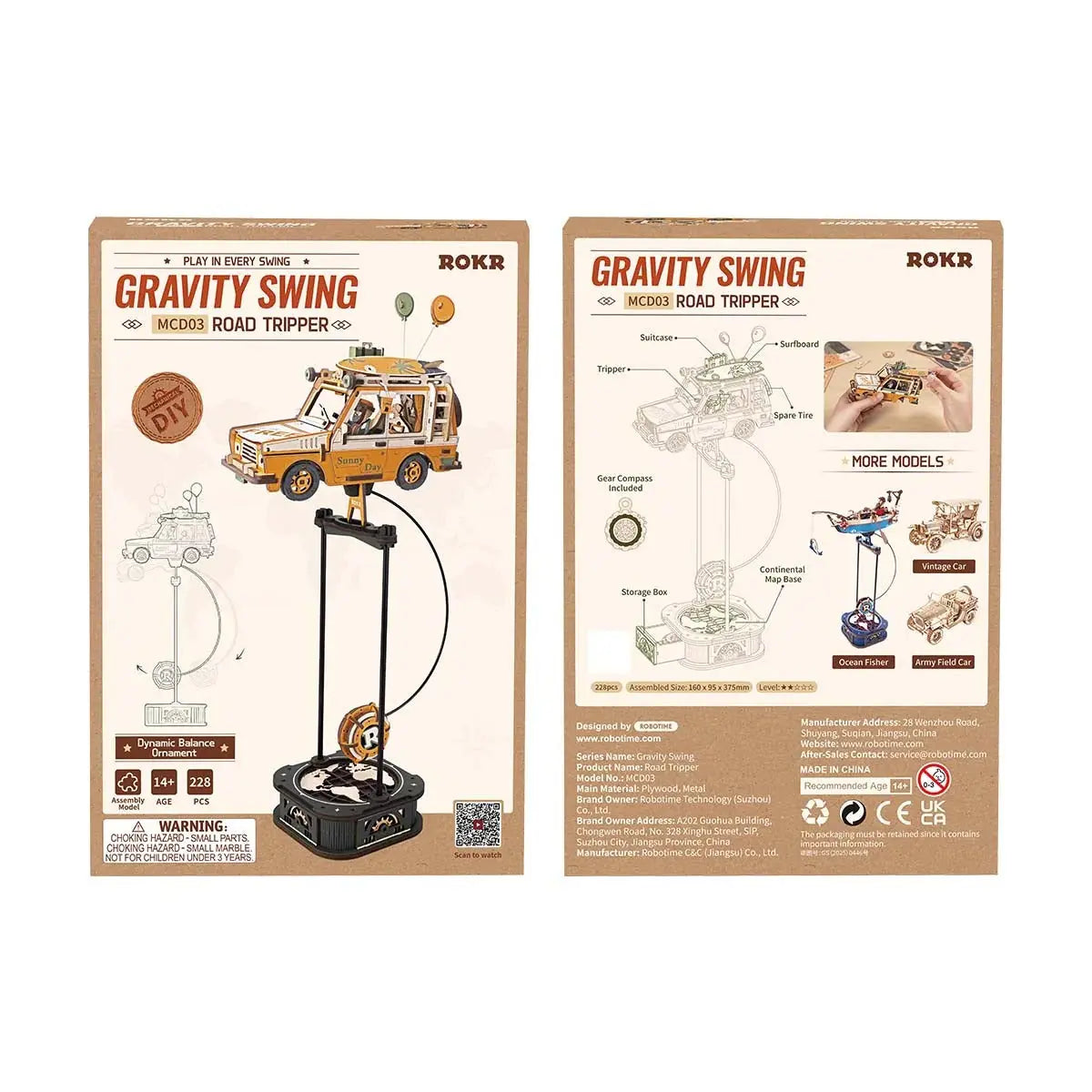 ROKR Road Tripper Pendulum Balance Toy 3D Puzzle Toys Quiz