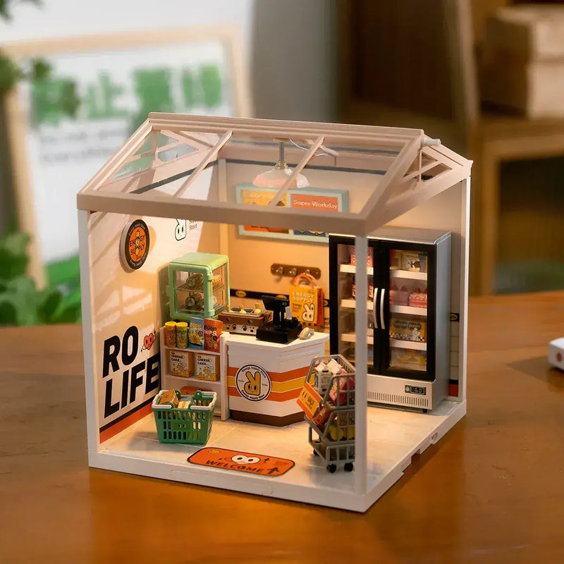 Warm Convenience-Store Lighting