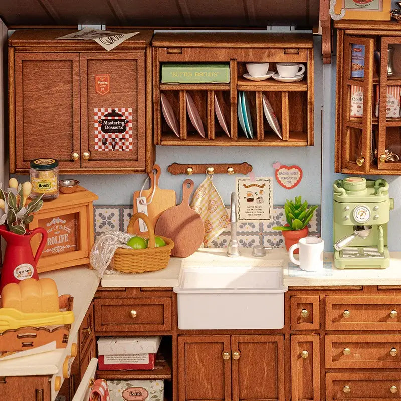 Organized Vintage Cabinetry