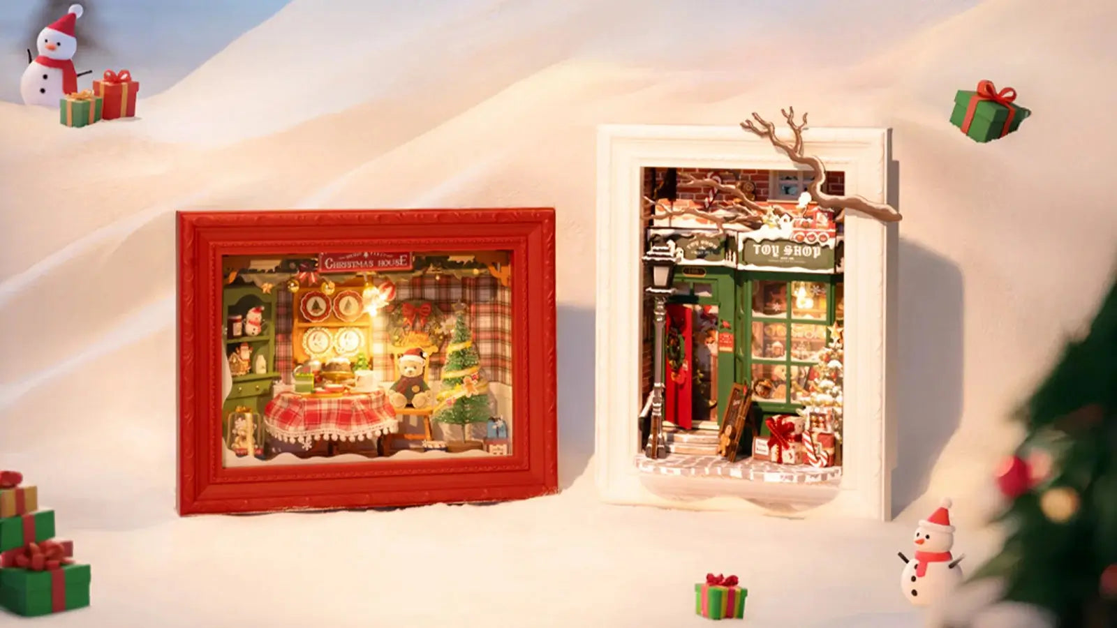 Yuletide Tabletop Ornaments