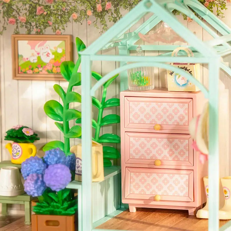 Greenhouse-Style Garden Entrance
