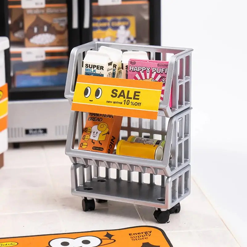 Rolling Promotional Display Cart