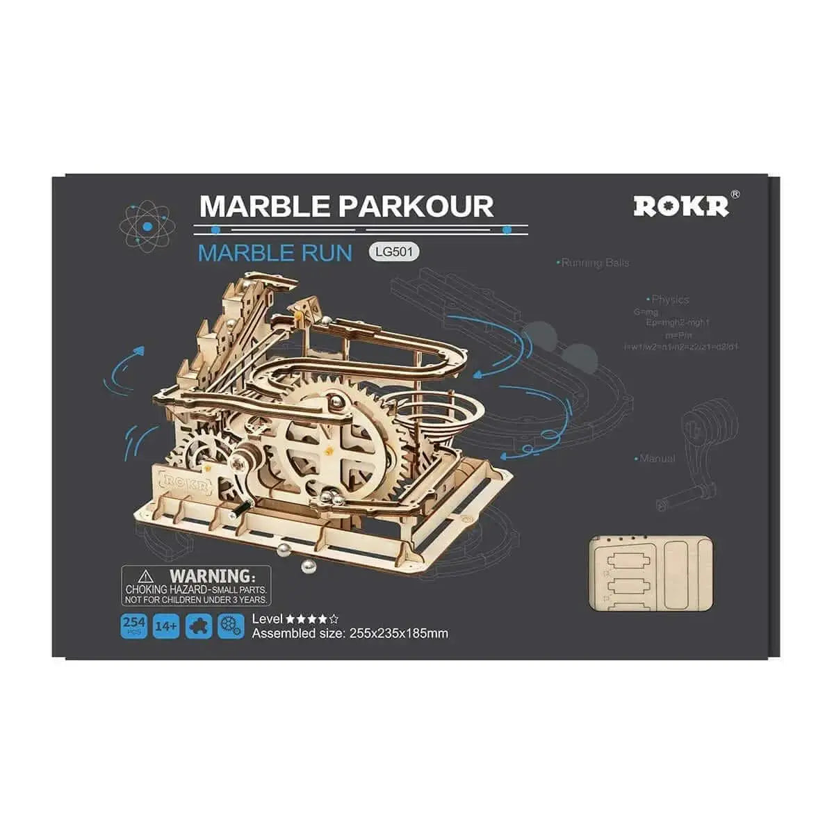 Marble Parkour Big Funnel Marble Run - Toys Quiz