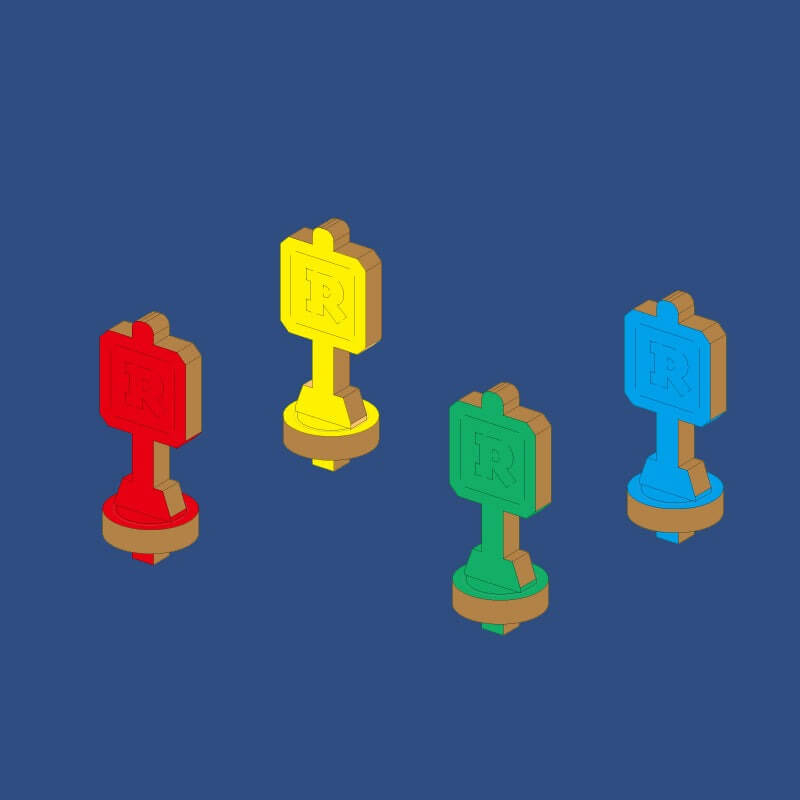 Four-Color Property Flags