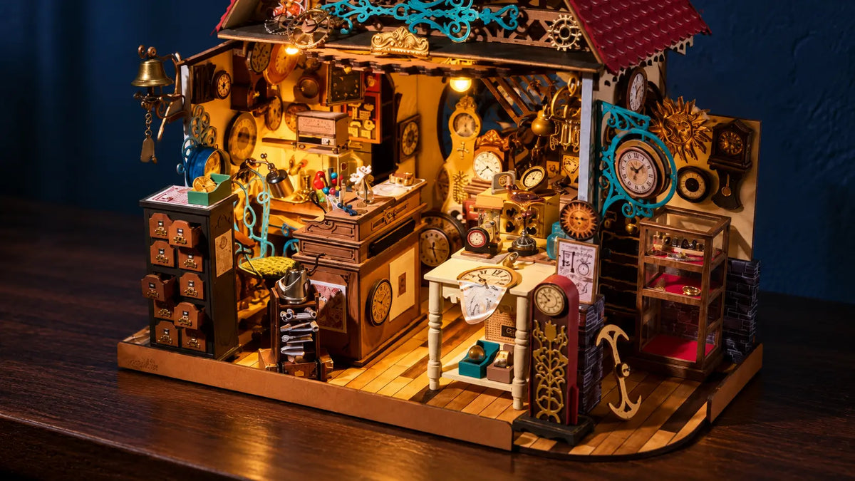See Your Miniature Clock Shop Glow