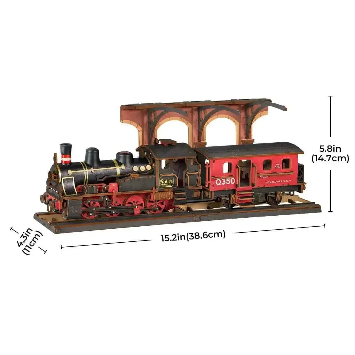 Steam Journey 3D Wooden Puzzle - Toys Quiz