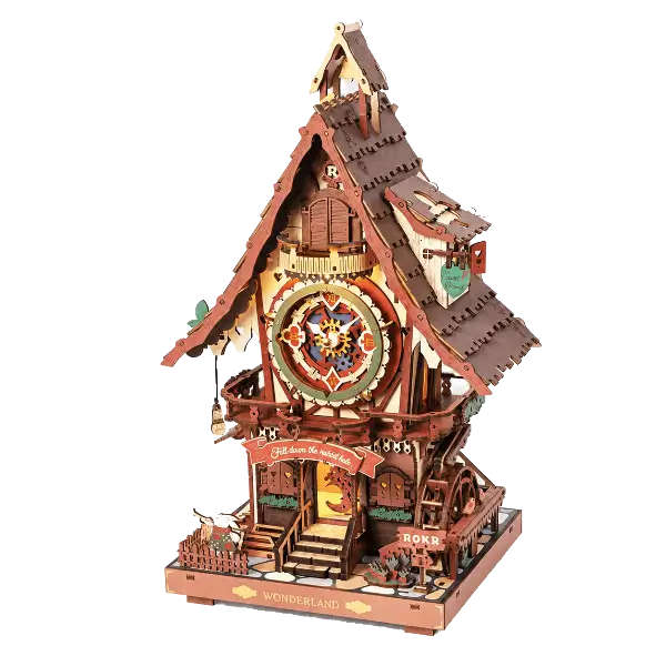 ROKR Wonderland Cuckoo Clock LC901C wooden mechanical model