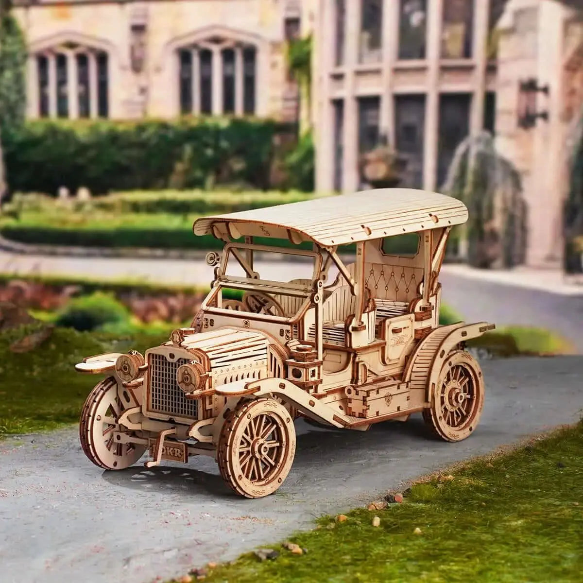 Vintage Car 3D Wooden Puzzle MC801 - Toys Quiz