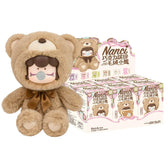 Nanci Colorful Chocolate Cutie Bears plush blind box with Caramel Coffee and six-box display