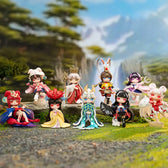 Complete Suri Journey to the West figure collection in mountain scenery