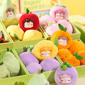 Complete Nanci Fruit Mood collection with six fruit characters