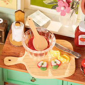Rolife Sunlit Farmhouse Kitchen DIY Miniature House DH101 Rolife