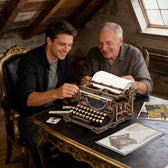 ROKR Mechanical Typewriter Wooden 3D Puzzle LK703B (Classic Version) ROKR