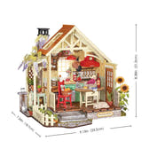 Rolife Sunlit Farmhouse Kitchen DIY Miniature House DH101 Rolife