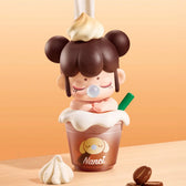 BabyNanci Milk Tea figure in a coffee and dessert scene