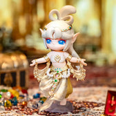 Suri Lingfeng Town character in a cream outfit with bunny ears