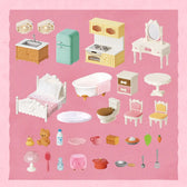 Fairy Rose Cottage miniature furniture, tableware and decorative accessories