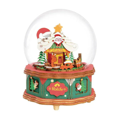 Christmas Town Music Box AM46-Rolife-Toys Quiz