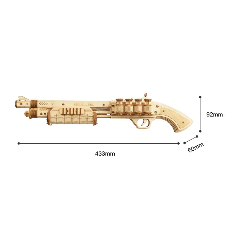 Wooden Terminator M870 Justice Guard Gun-Toys Quiz-Toys Quiz