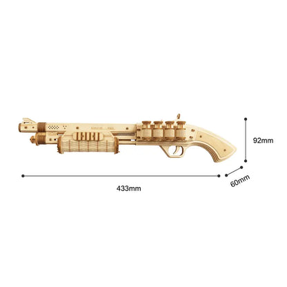 Wooden Terminator M870 Justice Guard Gun-Toys Quiz-Toys Quiz