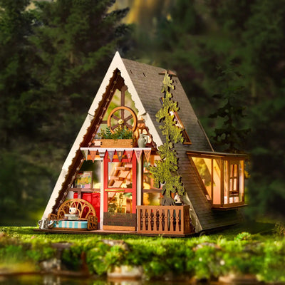 A-Frame Cabin DIY Miniature House Toys Quiz